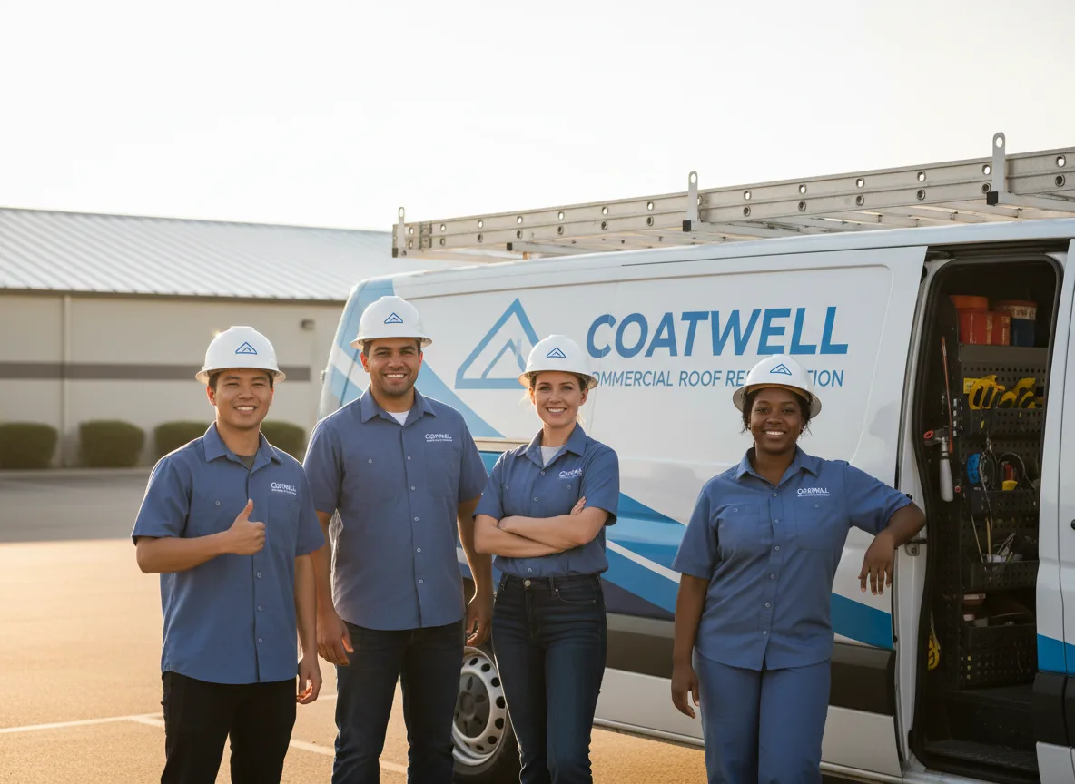 Commercial roof coating company in Viola, DE